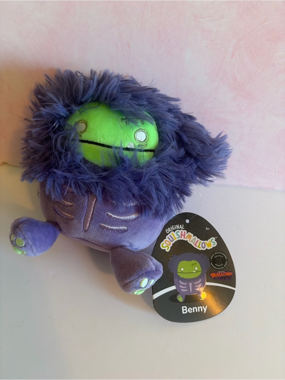New! Squishmallows Zombie Benny 5" Plush Toy Select Series 'Mallow Mash 2024